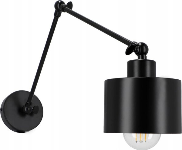 Aplica de perete 1xE27/20W/230V neagră