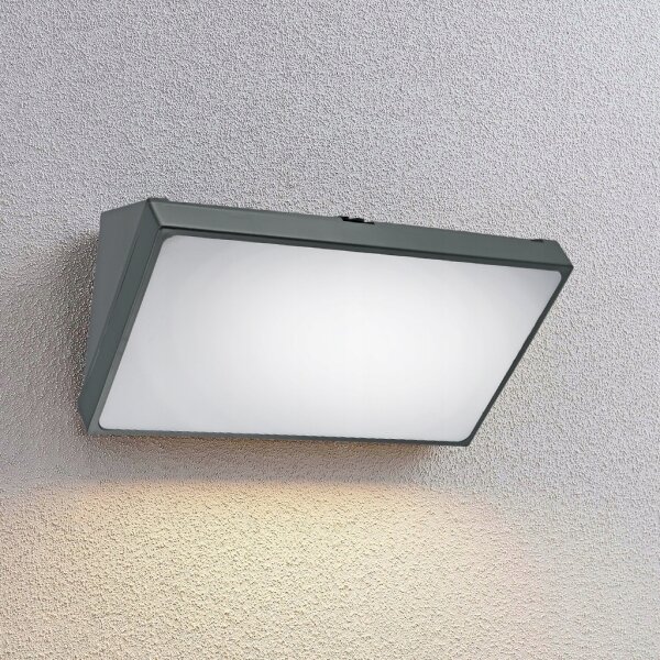 Aplică de perete pentru exterior LED/20W/230V IP65 gri