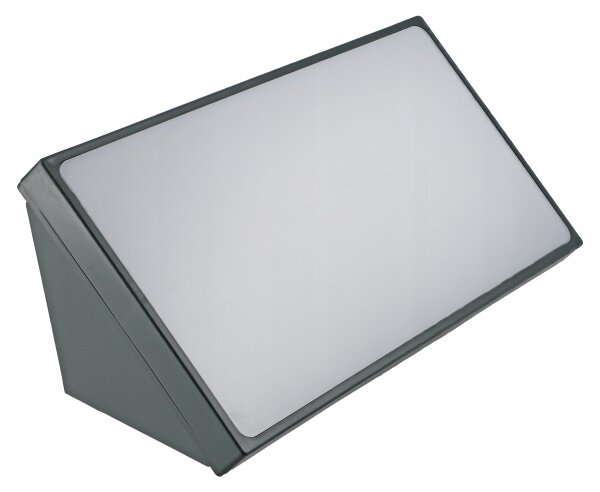 Aplică de perete pentru exterior LED/20W/230V IP65 gri