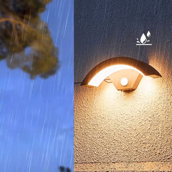 Aplică LED de perete pentru exterior cu senzor LED/10W/230V IP54 negru