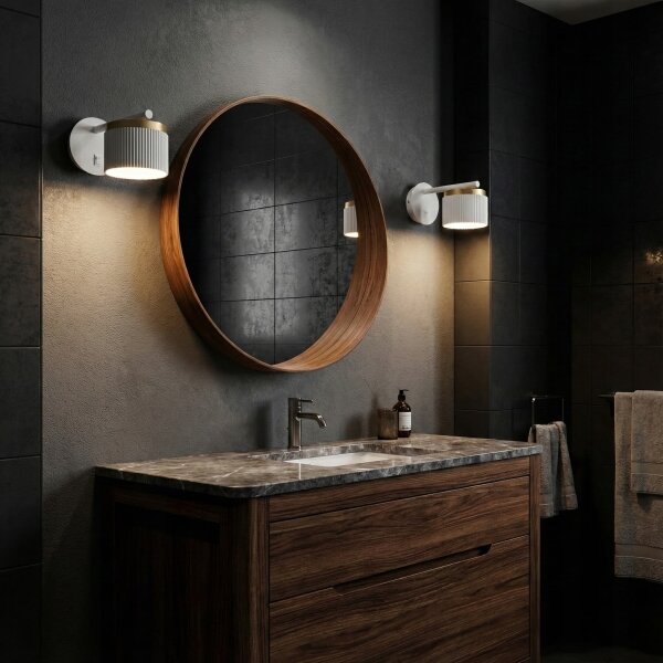 Lampă de perete 1xGX53/35W/230V alb/auriu