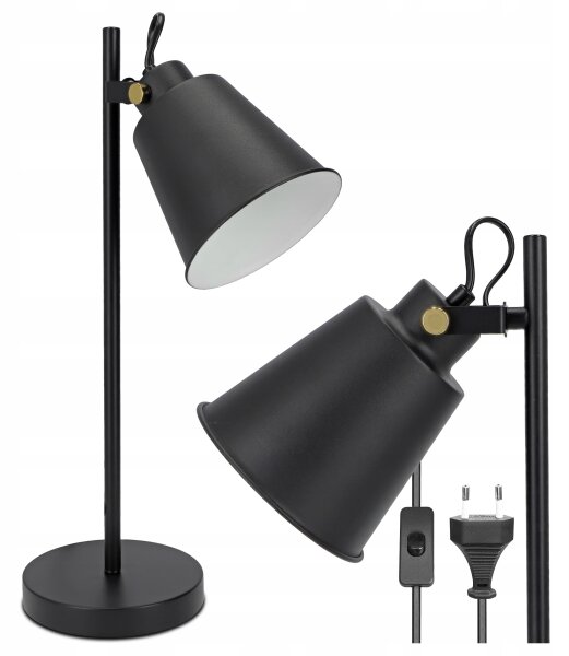 Lampă de masă 1xE27/40W/230V neagră