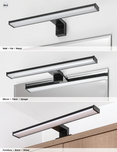 Rabalux 75112 - Iluminare LED pentru oglindă de baie SEYRA LED/8W/230V IP44 40 cm
