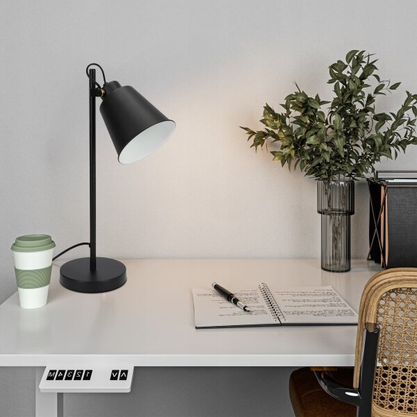 Lampă de masă 1xE27/40W/230V neagră