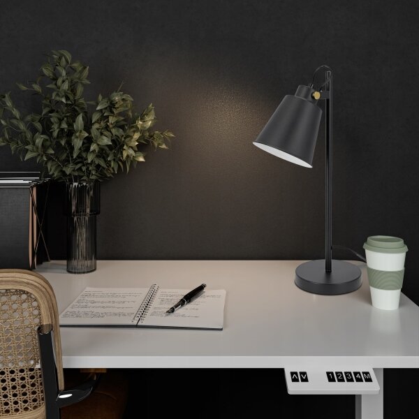 Lampă de masă 1xE27/40W/230V neagră