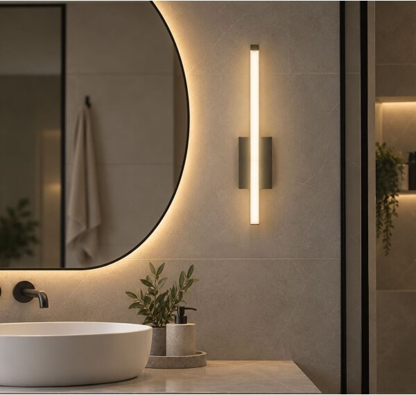 Rabalux 75000 - LED aplică de perete pentru baie TILMANN 10W/230V 4000K IP44 antracit