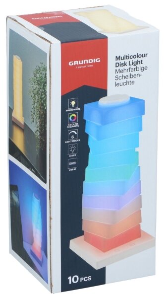 Grundig - LED RGB lampă de birou tactilă LED/4,5W/5V