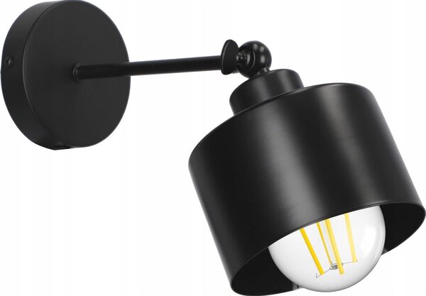 Lampă de perete 1xE27/20W/230V neagră