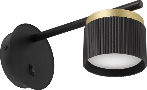 Lampă de perete 1xGX53/35W/230V neagră/aurie