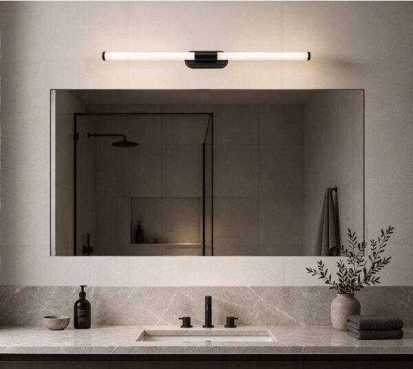 Rabalux 75097 - Iluminare LED pentru oglindă de baie TENEBRA 8W/230V IP44 60 cm negru