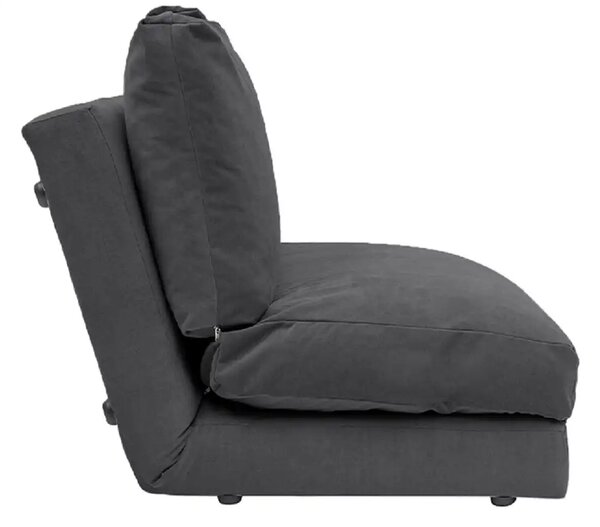 Canapea extensibila 2 locuri moderna,Taida,180X120 cm – stofa gri