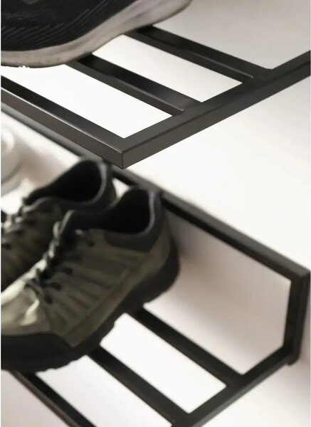 Pantofar hol 2 buc 70X30X25 cm, negru
