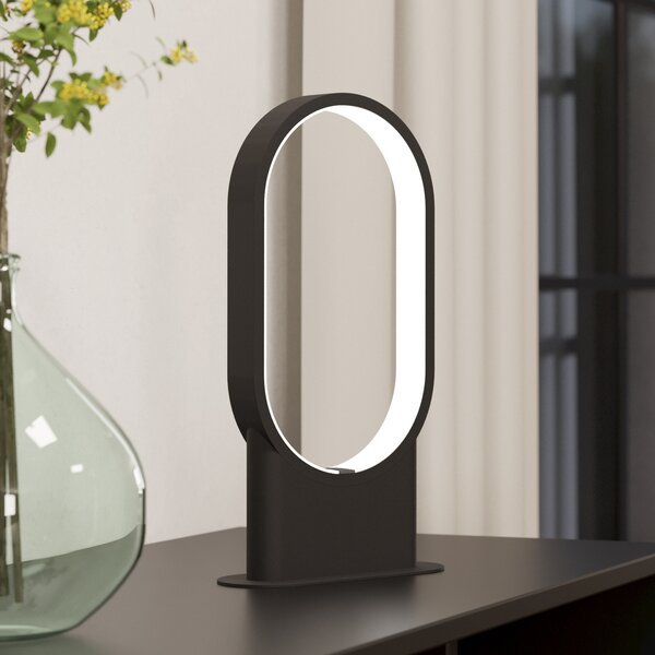 EGLO Codriales lampă de masă LED pe negru, Negru, Camera de zi / sufragerie, Metal, Modern