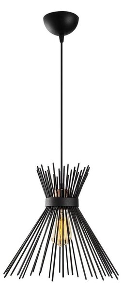 Lustră pe cablu KIRPI 1xE27/40W/230V neagră