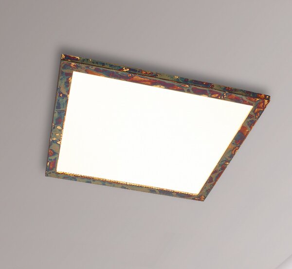Quitani Panou Aurinor LED, auriu, 68 cm, Bronz / Alamă Veche, Camera de zi / sufragerie, Plastic, Modern