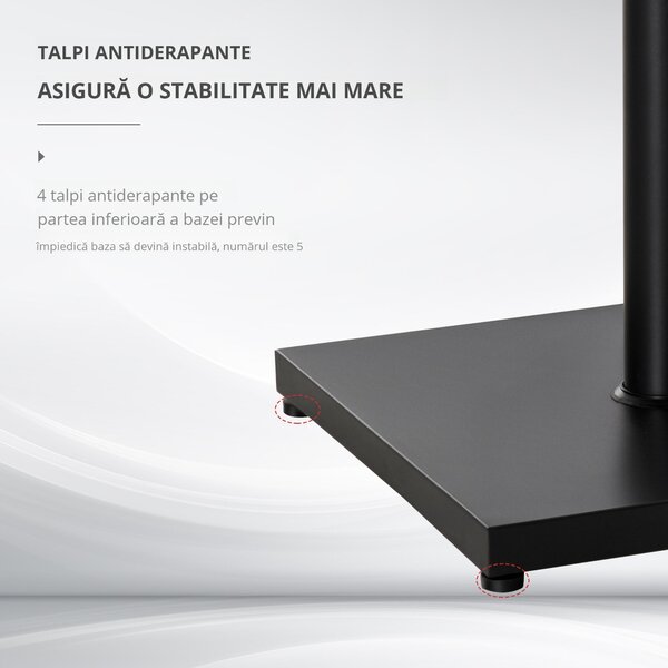 Baza de Umbrelă Pătrată Outsunny pentru Stâlpi Diferite Dimensiuni Φ3/3.5/3.8, Suport Robust 45x45x39cm, Negru | Aosom Romania