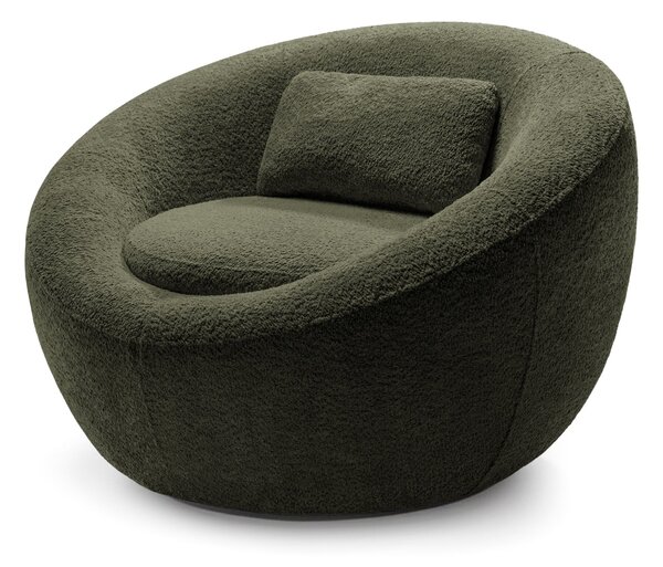 Fotoliu NIDO, suport lombar, 70x70x90 cm, Verde-Anthology