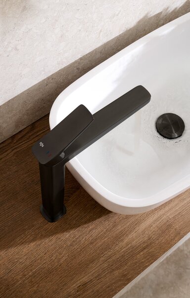 KFA Armatura Malaga Black baterie lavoar stativ negru 4522-712-81