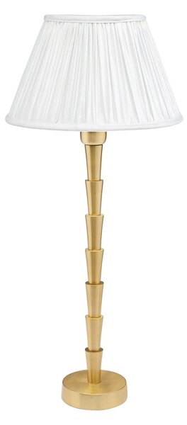 PR Home Lampa de masă Chloe auriu/offwhite, Auriu / Alamă, Camera de zi / sufragerie, Metal