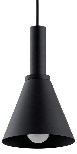 Argon Lampă suspendată Norte, negru, oțel, lungime 114 cm, 4 becuri, reglabil, Negru, Camera de zi / sufragerie, Metal, Modern