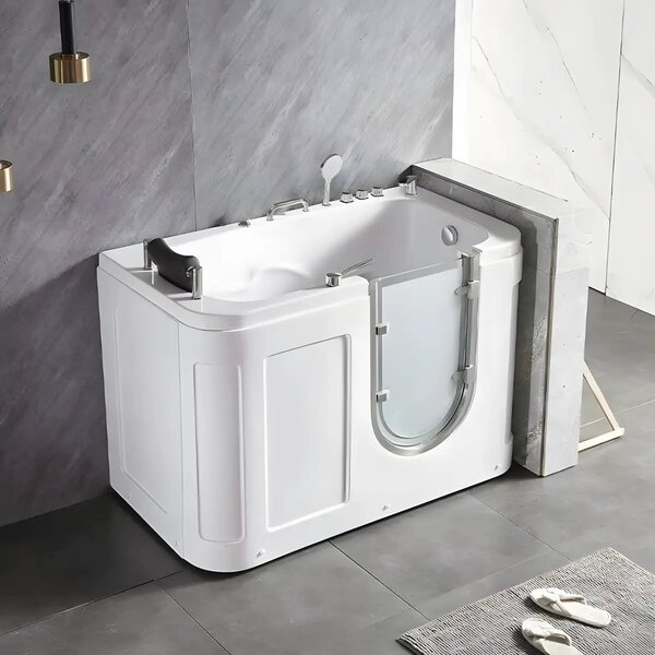 Cada Persoane Dizabilitati Si Varstnici Cu Hidromasaj Diana 135x73x94cm, Acril, Hidromasaj