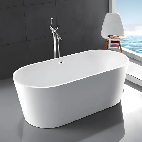 Cada Freestanding Nora 170x75cm, Acril Premium, Finisaj Alb