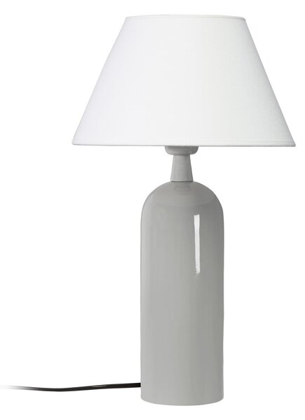 PR Home Carter lampă de masă gri/alb, Alb, Camera de zi / sufragerie, Metal