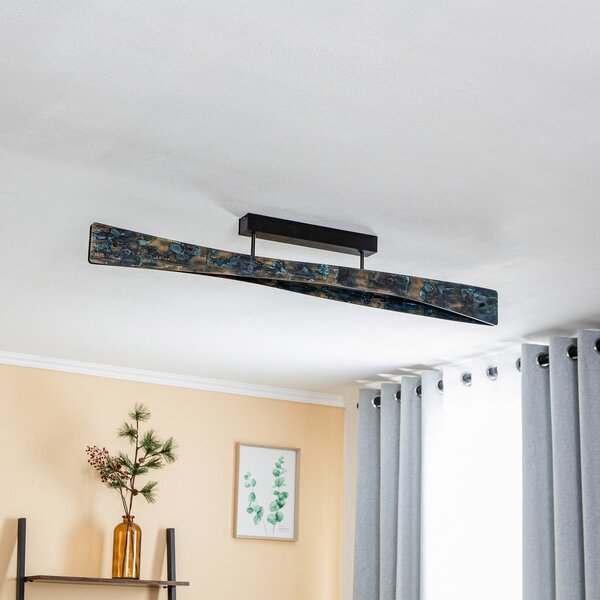 Quitani Baloria Lampă suspendată LED negru/oxidat, reglabil, Metalic, Bucătărie, Aluminiu, Modern