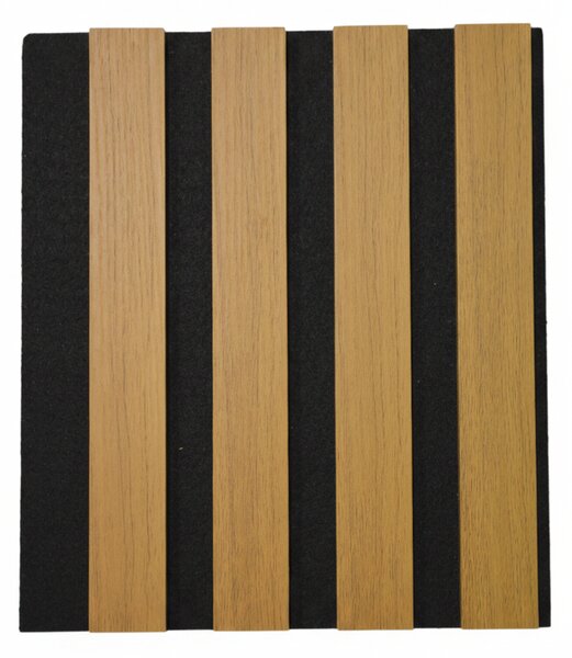 JAKS Panou lamelar de perete 255 x 46 cm stejar auriu