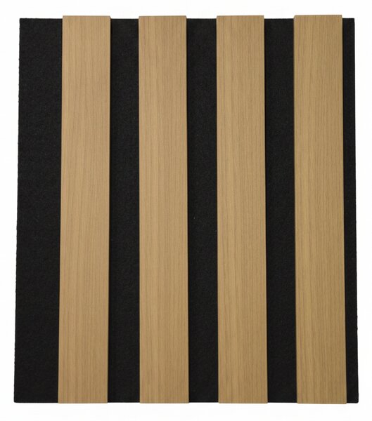 JAKS Panou lamelar de perete 255 x 46 cm stejar auriu
