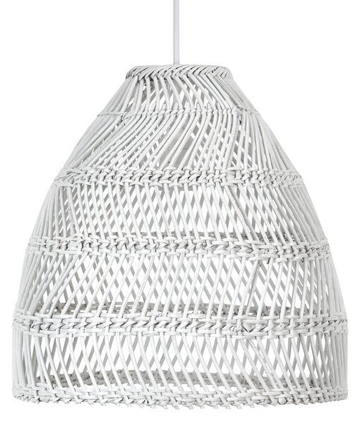 PR Home Maja lampă suspendată, alb Ø 53cm, Alb, Camera de zi / sufragerie, Lemn