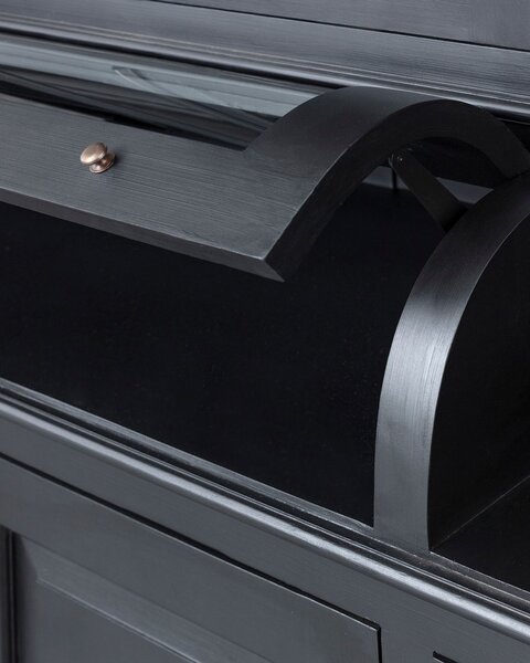 Bufet Brighton 204x56x217cm black