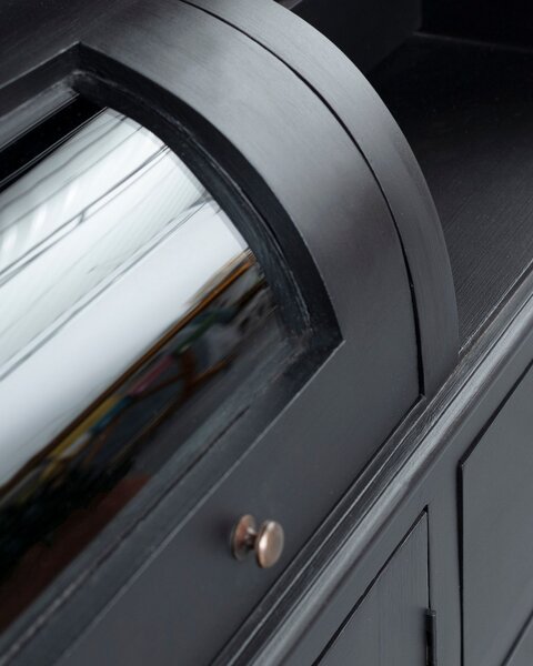 Bufet Brighton 204x56x217cm black