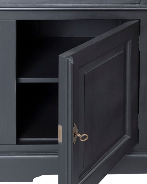 Bufet Brighton 204x56x217cm black