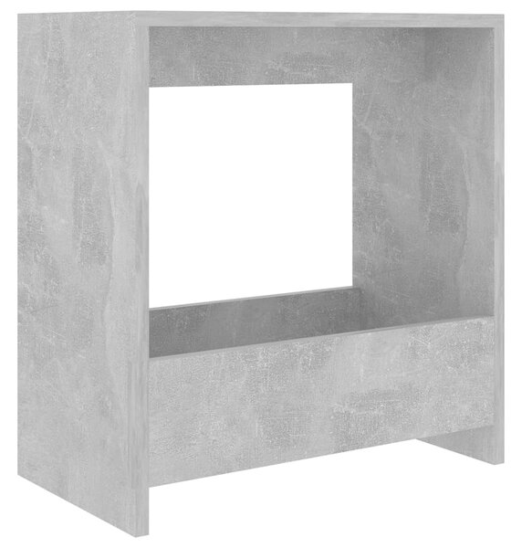 Masă laterală, gri beton, 50x26x50 cm, PAL