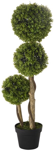 Plantă artificială, buxus, în ghiveci, înălțime 90cm
