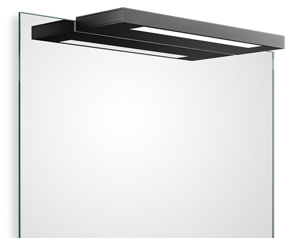 Decor Walther Slim 1-34 N Lampă cu oglindă LED negru, Negru, Baie, Metal, Modern, Perete unghiular