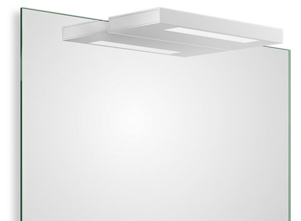 Decor Walther Slim 1-24 N LED oglindă cu LED-uri alb, Alb, Baie, Metal, Modern, Perete unghiular