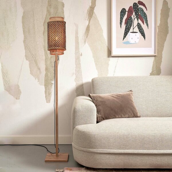 Good & Mojo GOOD MOJO Bhutan lampadar 145 cm natur, Lemn, Camera de zi / sufragerie, Bamboo
