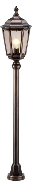 LCD Bornă luminoasă 1123 alu turnat cupru negru, reglabil, Cupru, Metal, Antichitate