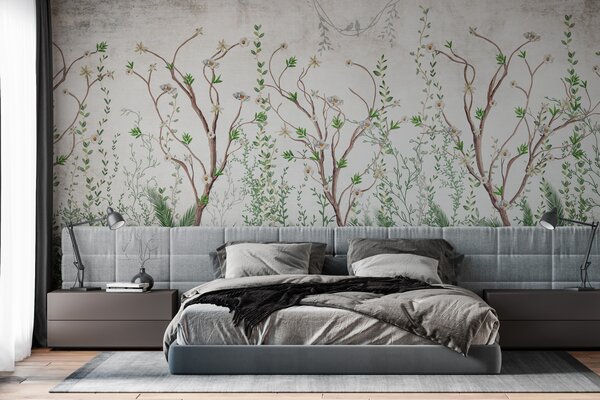 Tapet cu flori mici Flourish