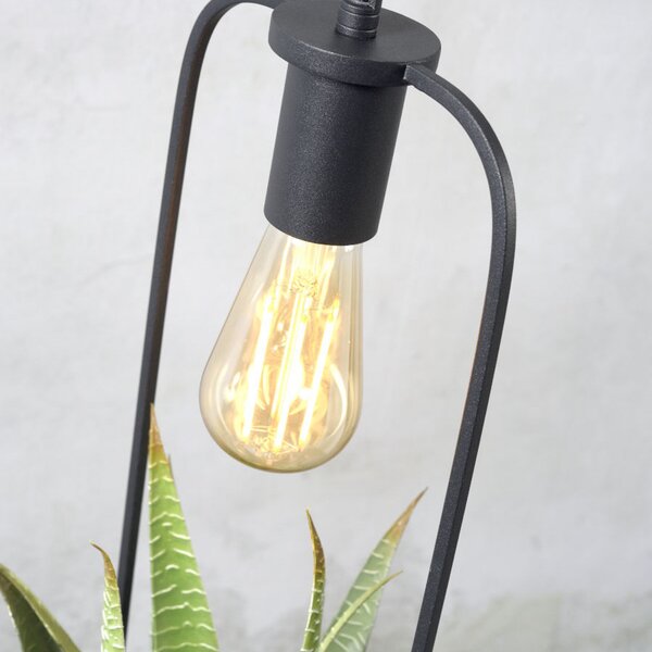 IT´S ABOUT ROMI IT'S Lampă suspendată Florence, negru, reglabil, Negru, Camera de zi / sufragerie, Metal, Modern