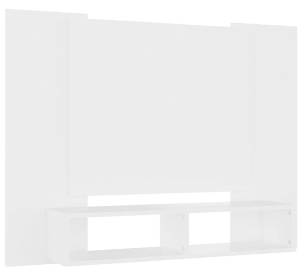 Comodă TV de perete, alb, 120x23,5x90 cm, PAL