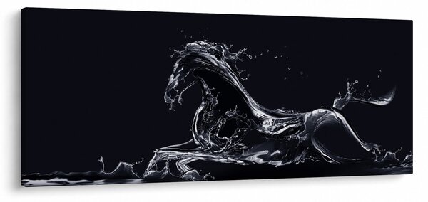 Tablou - Cal și apă (120x50 cm)