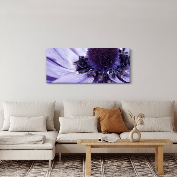 Tablou - Floare mov (120x50 cm)