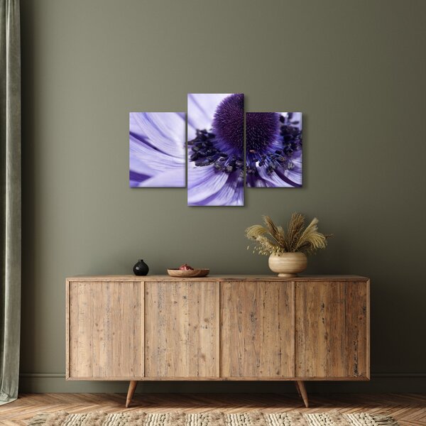 Tablou - Floare mov (90x60 cm)