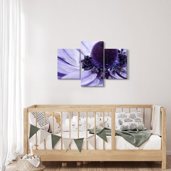 Tablou - Floare mov (90x60 cm)