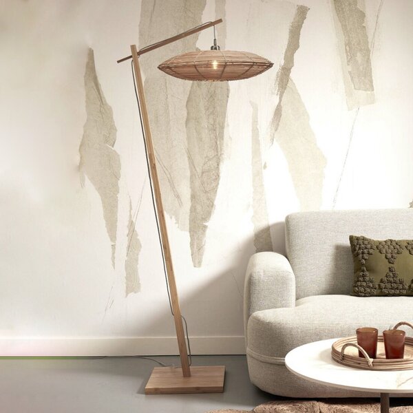 Good & Mojo GOOD MOJO Tanami lampadar 55x14cm natur, Lemn, Camera de zi / sufragerie, Bamboo