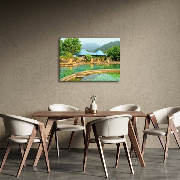Tablou - Shanghai hotel park (70x50 cm)