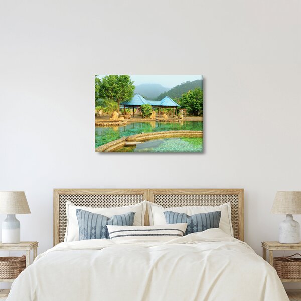 Tablou - Shanghai hotel park (70x50 cm)